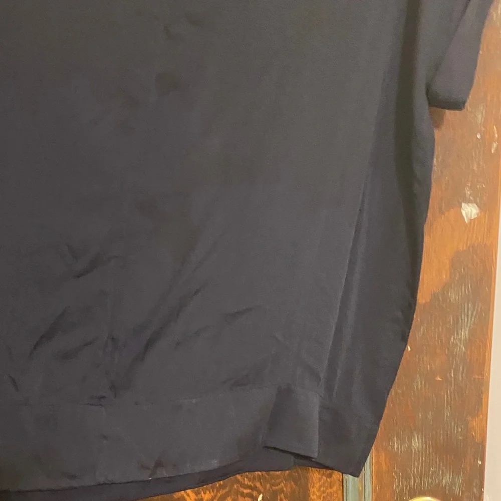 Lafayette 148 New York Black Blouse - Picture 8 of 12